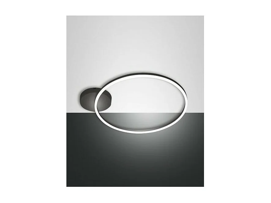Plafoniera GIOTTO a led moderna 36W nero 3508-61-101 Fabas Luce