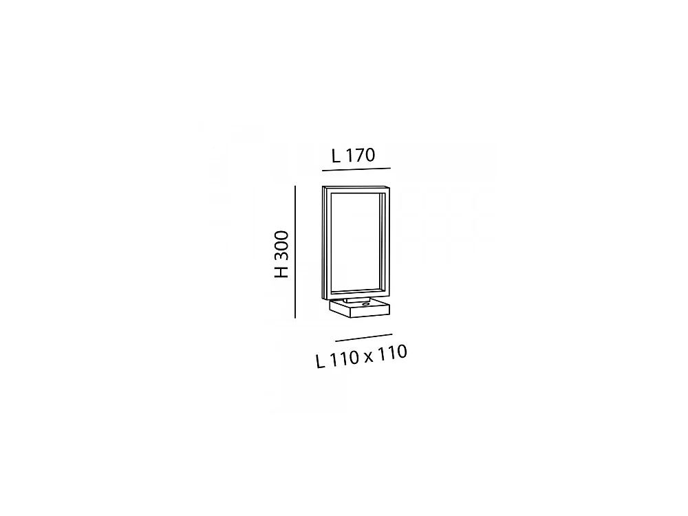 LED-Tischleuchte BARD 15W Weiß 3394-30-102 Fabas Luce