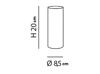 Lampe de table LED Thalia 2,5W blanc 3511-30-137 Fabas Luce