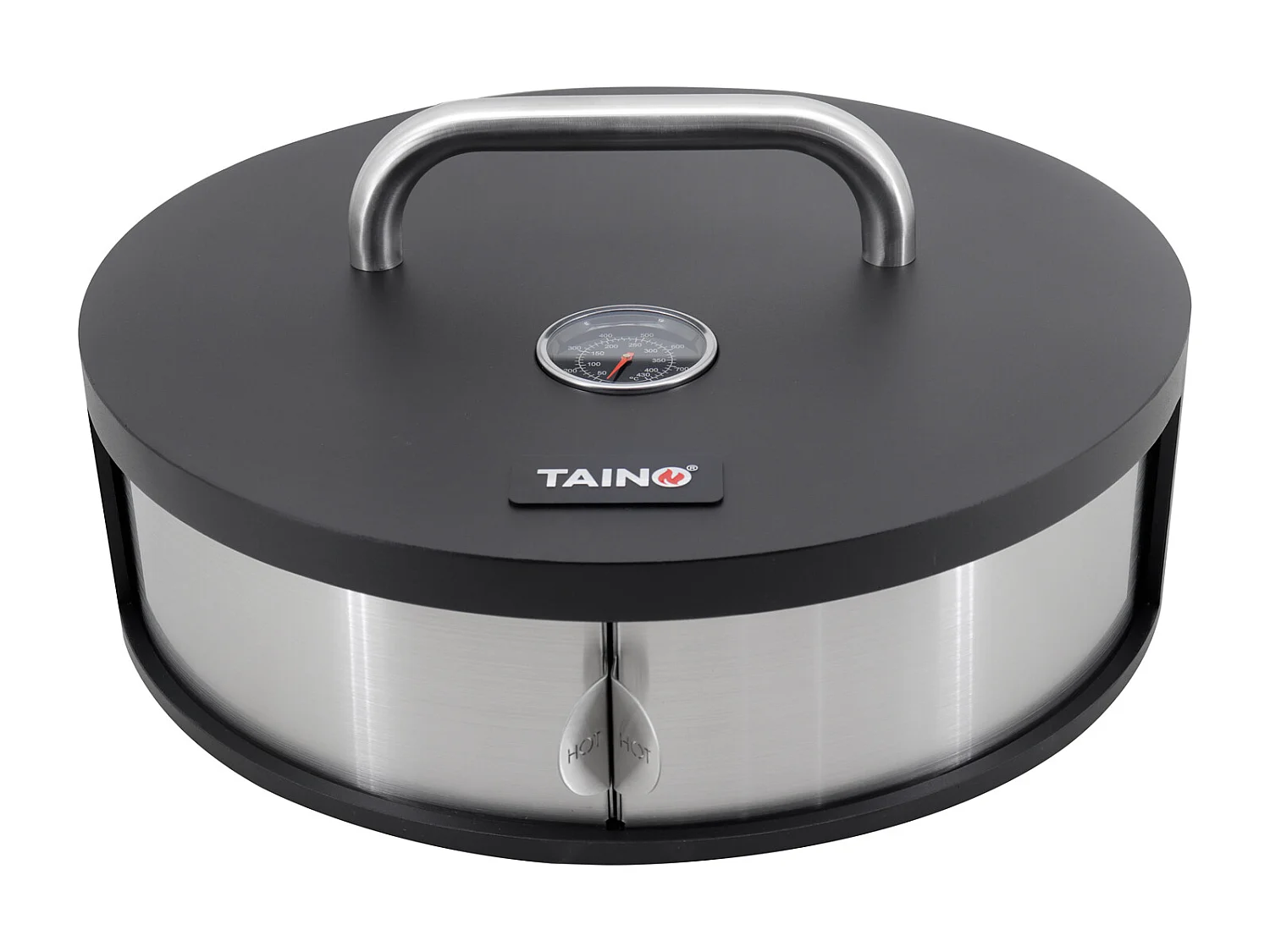 Boîte à pizza accessoire pizza pierre à pizza avec couvercle porte ronde noir