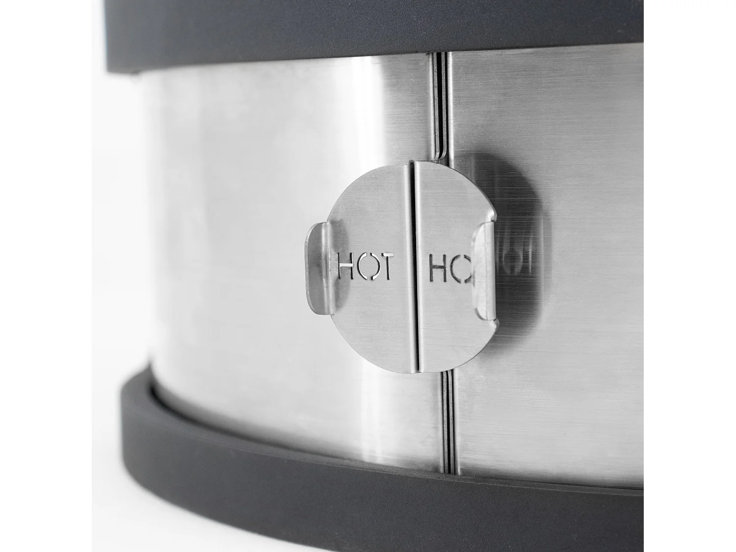 Boîte à pizza accessoire pizza pierre à pizza avec couvercle porte ronde noir