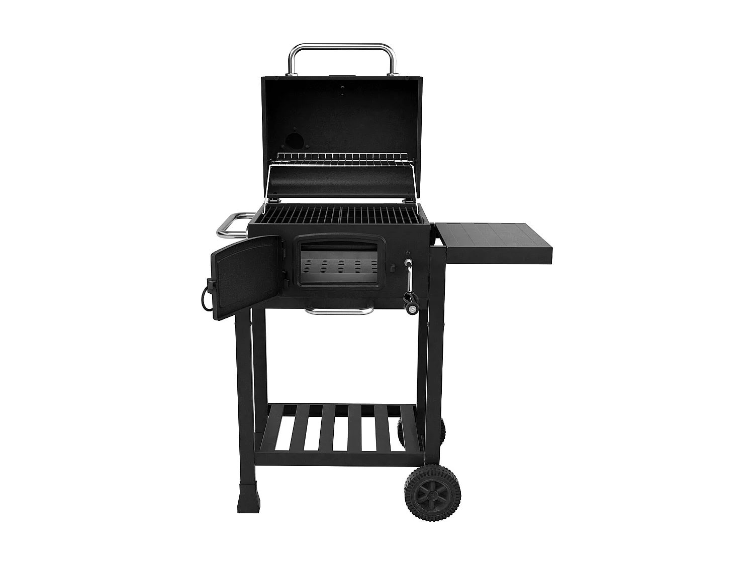 HOLZKOHLEGRILL HERO Set inkl. Abdeckhaube