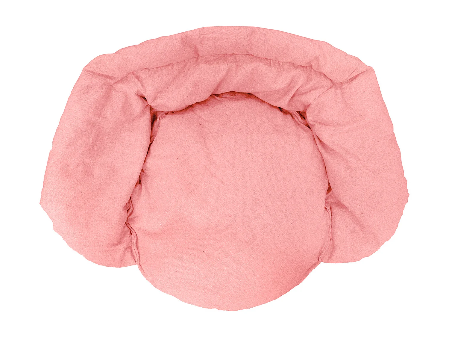 SVITA Coussin pour chaise suspendue, coussin d'assise, panier suspendu, mélange de lin rose