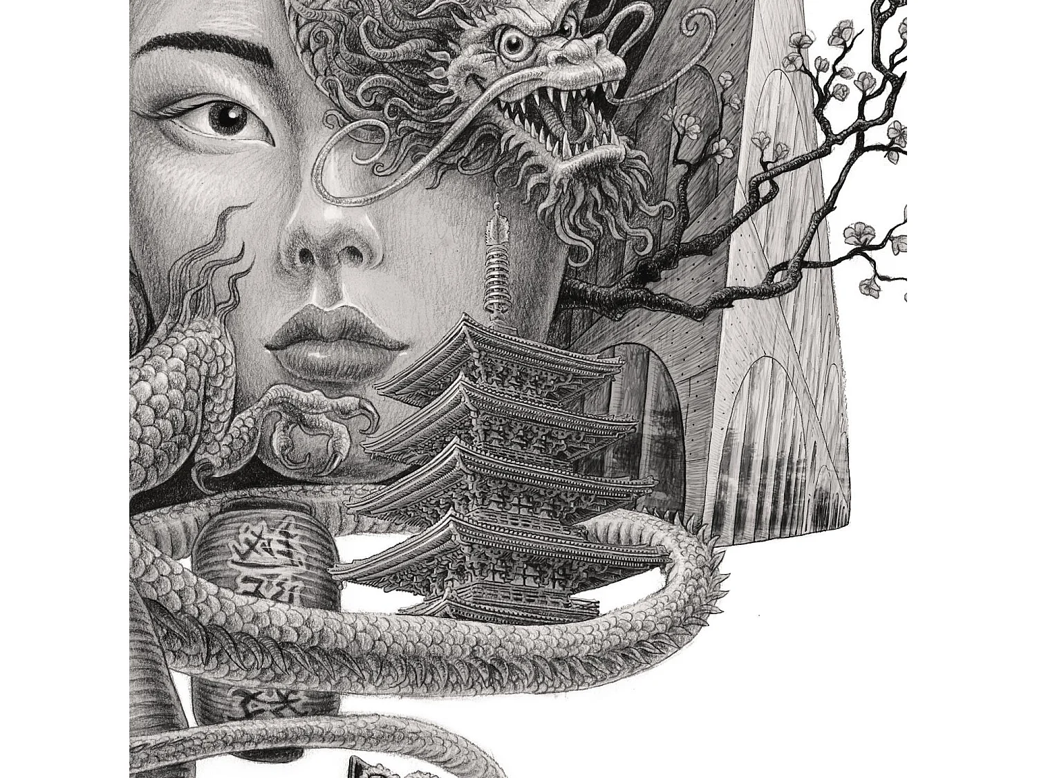 Poster, raffiniertes japanisches Stadtdekor, Kunst aus Tokio, Stadtplakat aus Tokio, 59,5 x 84 cm.