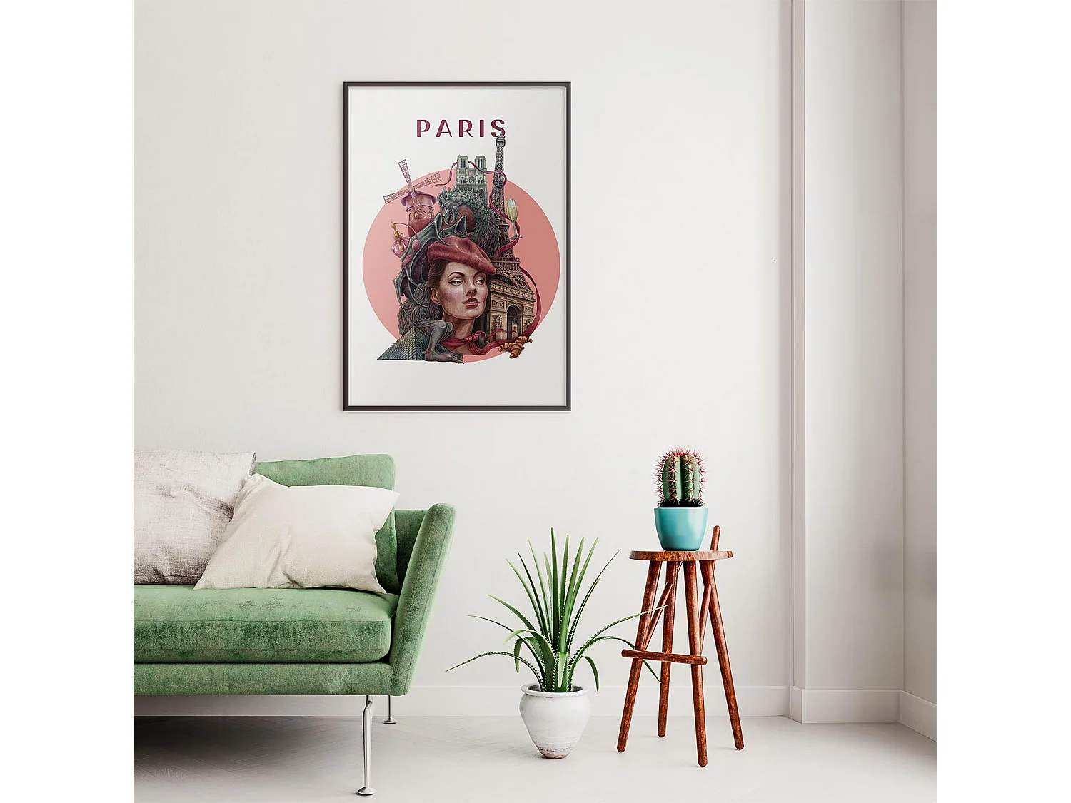 Poster, französische Stadtdekoration, Paris, 59,5 x 84 cm Pariser Kunst, Pariser Stadtdruck.