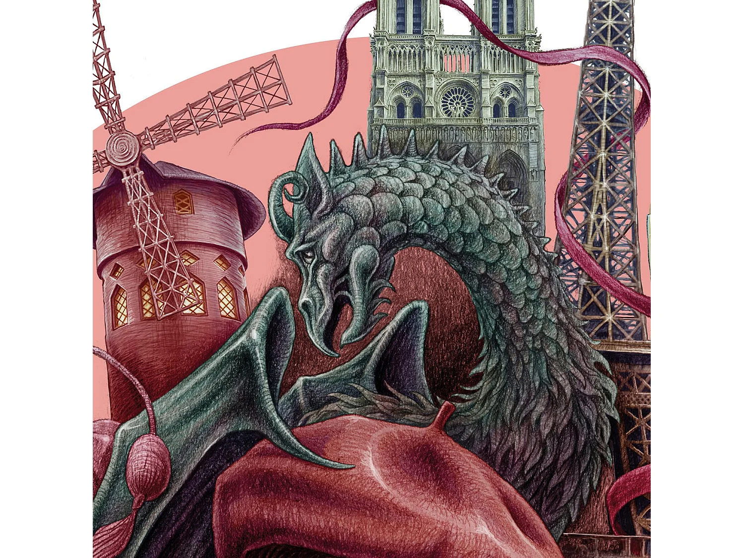 Póster, decoración ciudad francesa, París, 21x29,7 cm Arte de París, estampado urbano de París.