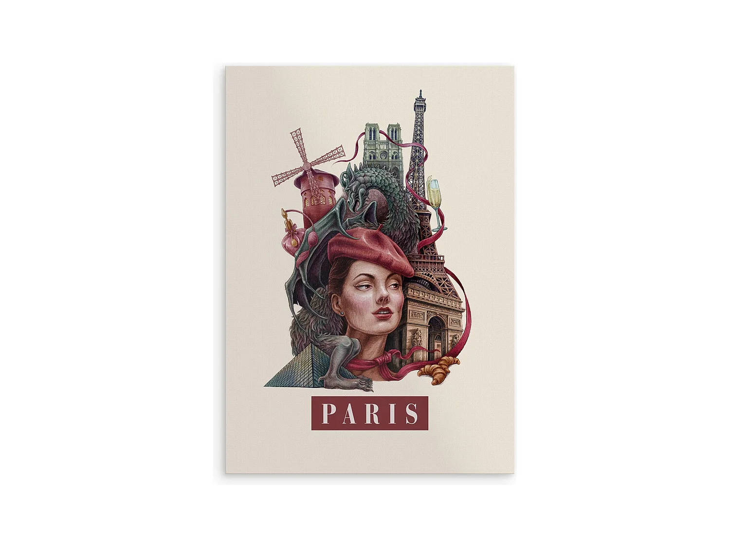 Affiche, déco urbaine élégante Paris, art Paris, imprimé Paris 59,5x84 cm, affiche Paris minimaliste.