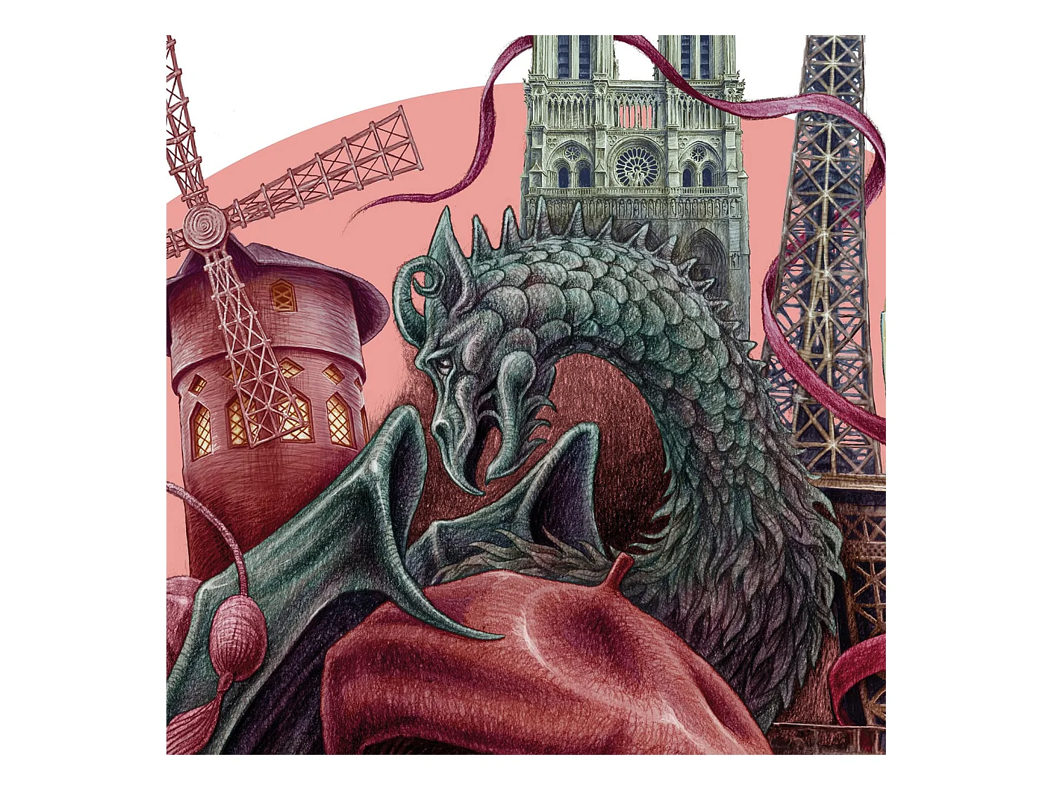 Affiche, déco ville française, Paris, 42x59,4 cm Paris art, imprimé urbain Paris.