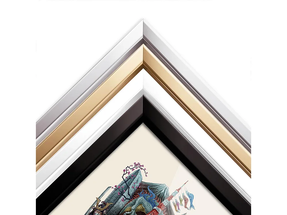 Gerahmtes Bild, japanisches Stadtdekor, Tokio-Druck in schwarzem Rahmen, Bild im städtischen Tokio-Stil, 20 x 30 cm.