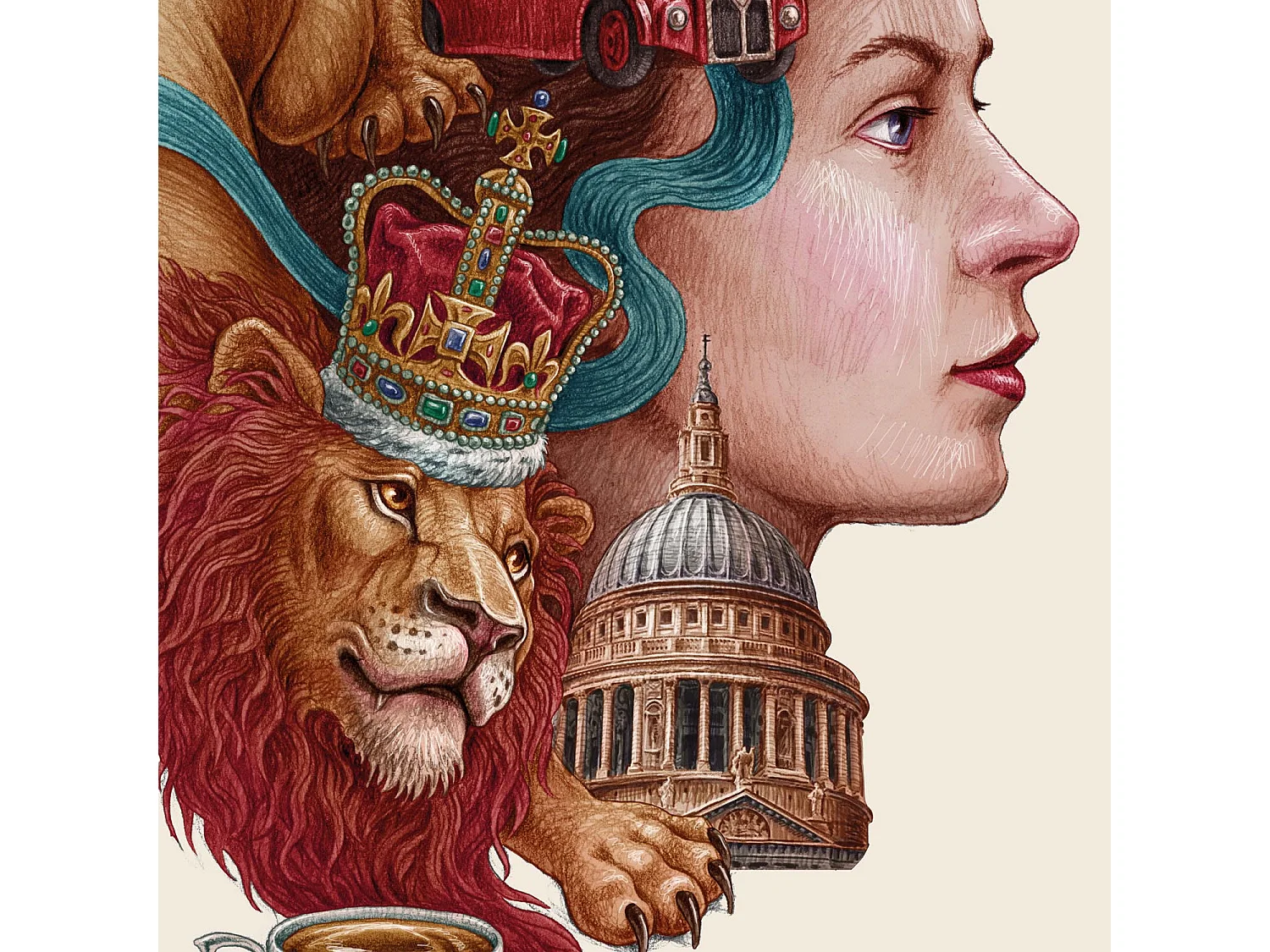 Affiche, décor urbain Londres, Londres art, affiche paysage urbain minimaliste Londres, 42x59,4 cm.