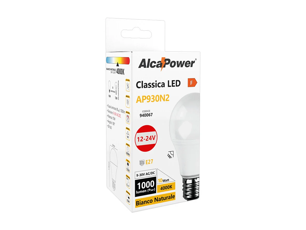 Ampoule LED classique 10W 1000lm 4000K E27