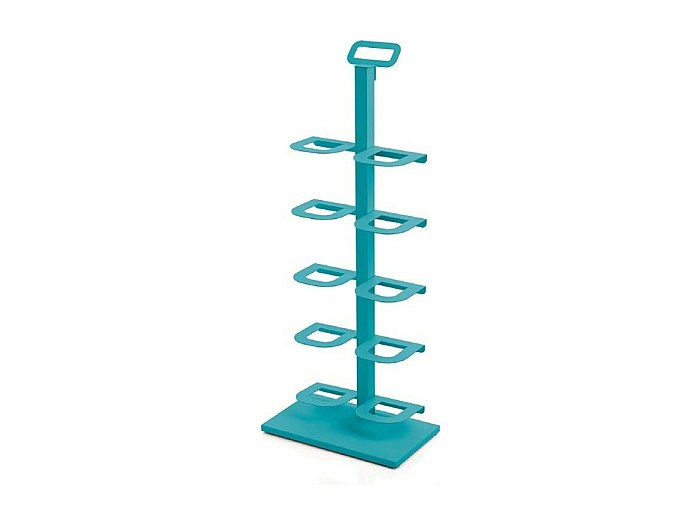 Armadietto da Bagno Mobile per Lavatrice Grigio Cemento 64x25,5x190 cm