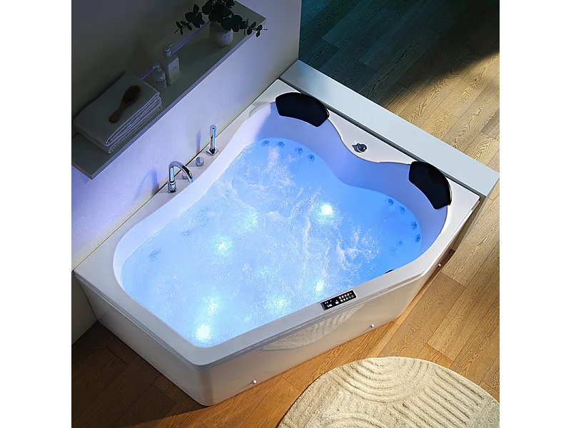 Baignoire balnéo MARINA 2 places ARCHIPEL® 181x151 - DROITE