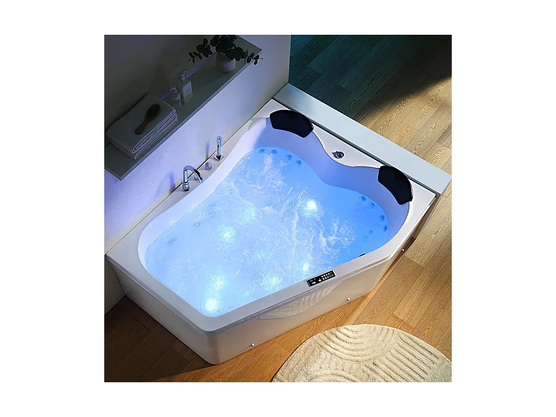 Baignoire balnéo MARINA 2 places ARCHIPEL® 181x151 - DROITE