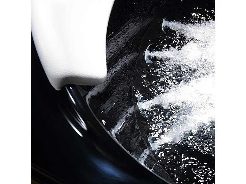 Baignoire balnéo MARINA BLACK 2 places ARCHIPEL® 181x151 - GAUCHE