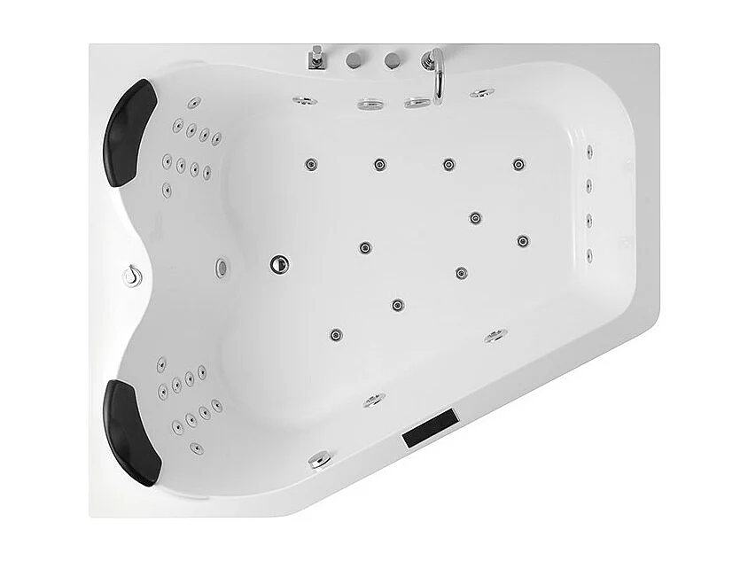 Baignoire balnéo MARINA 2 places ARCHIPEL® 181x151 - GAUCHE