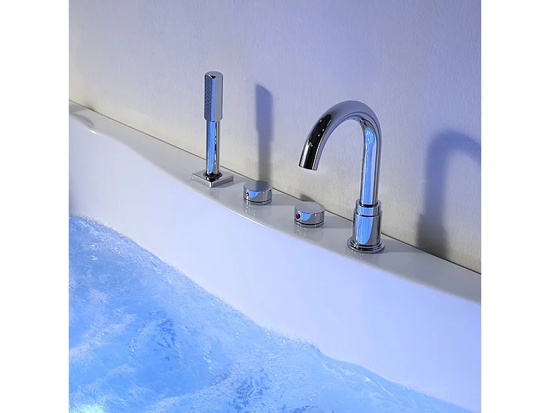 Baignoire balnéo MARINA 2 places ARCHIPEL® 181x151 - GAUCHE