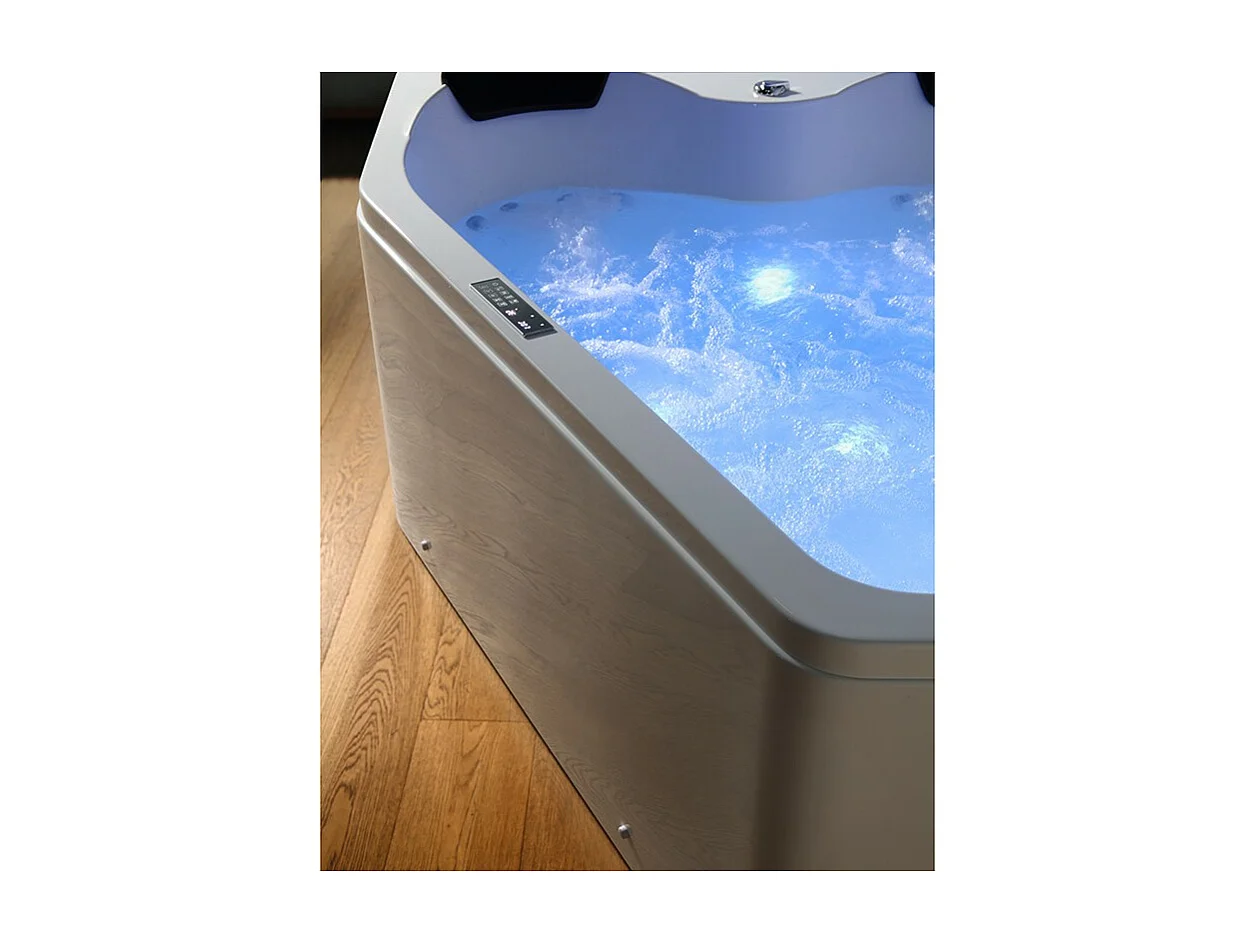 Baignoire balnéo MARINA 2 places ARCHIPEL® 181x151 - GAUCHE