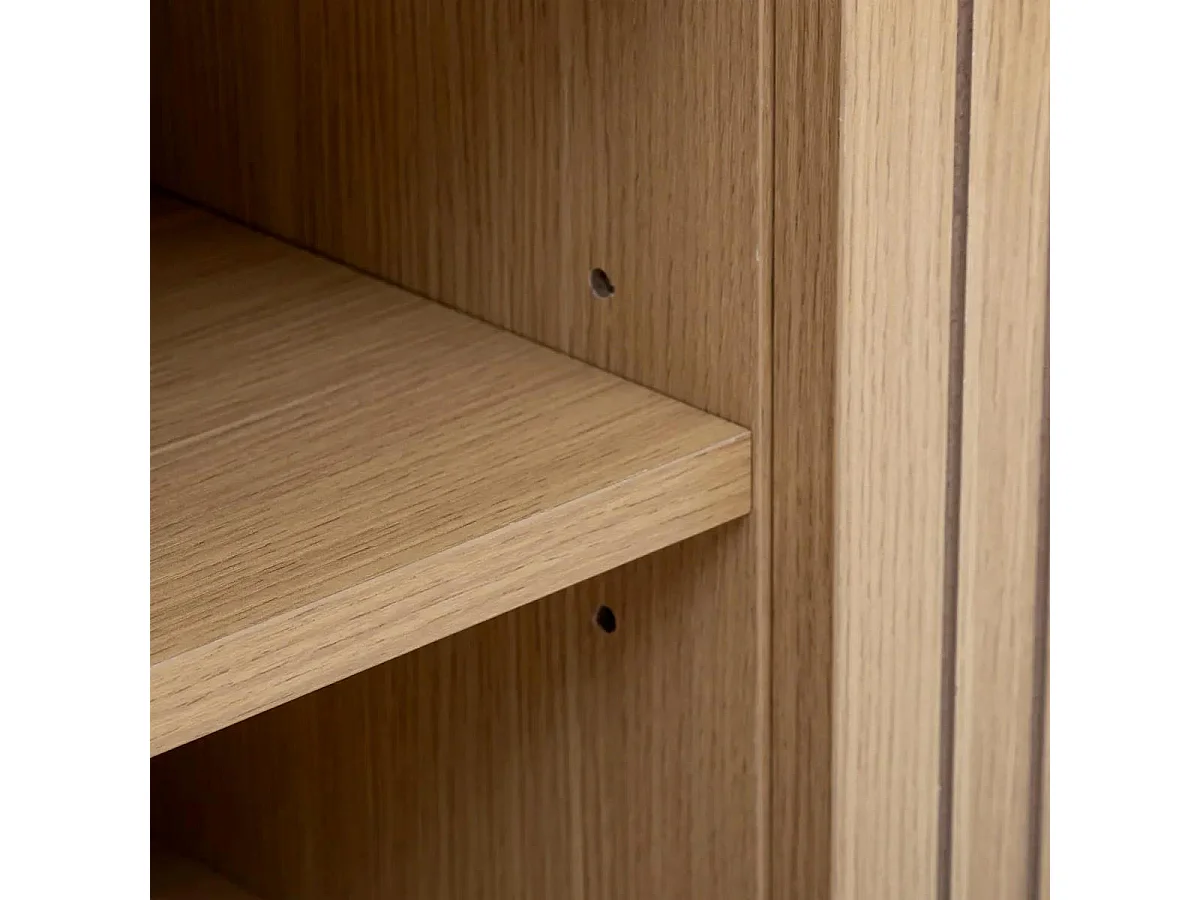 Meuble TV 2 Portes "Tasso" 120cm Naturel