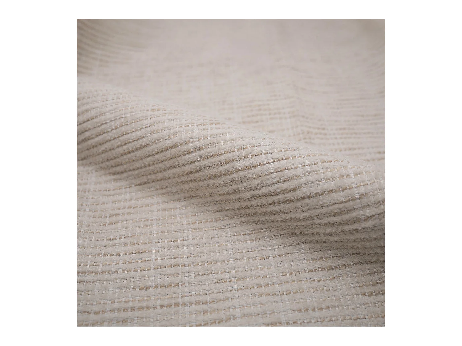 Sedia da bar in tessuto bouclé bianco 76 cm - Socky