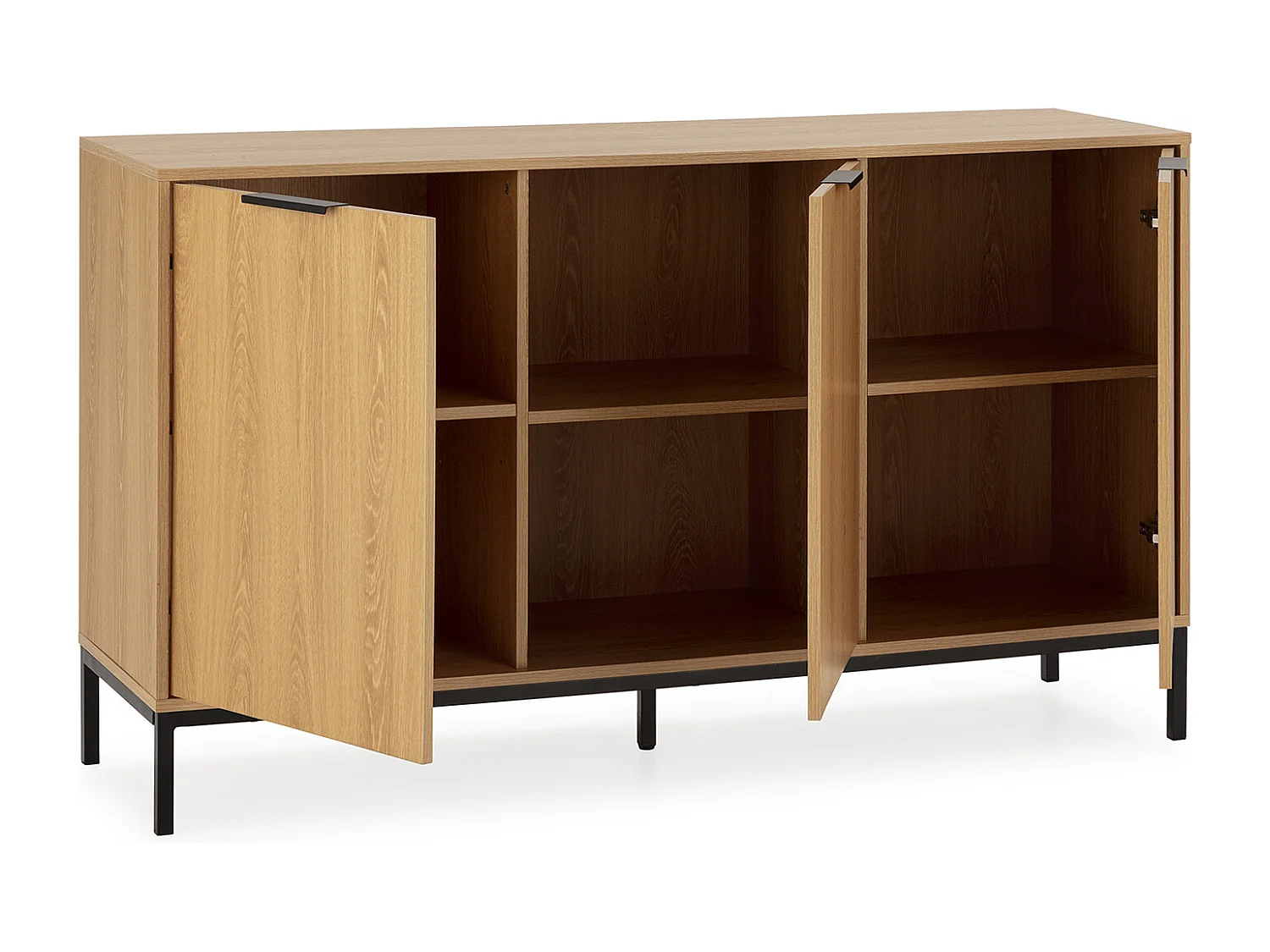 Credenza Auri 3 ante colore Rovere