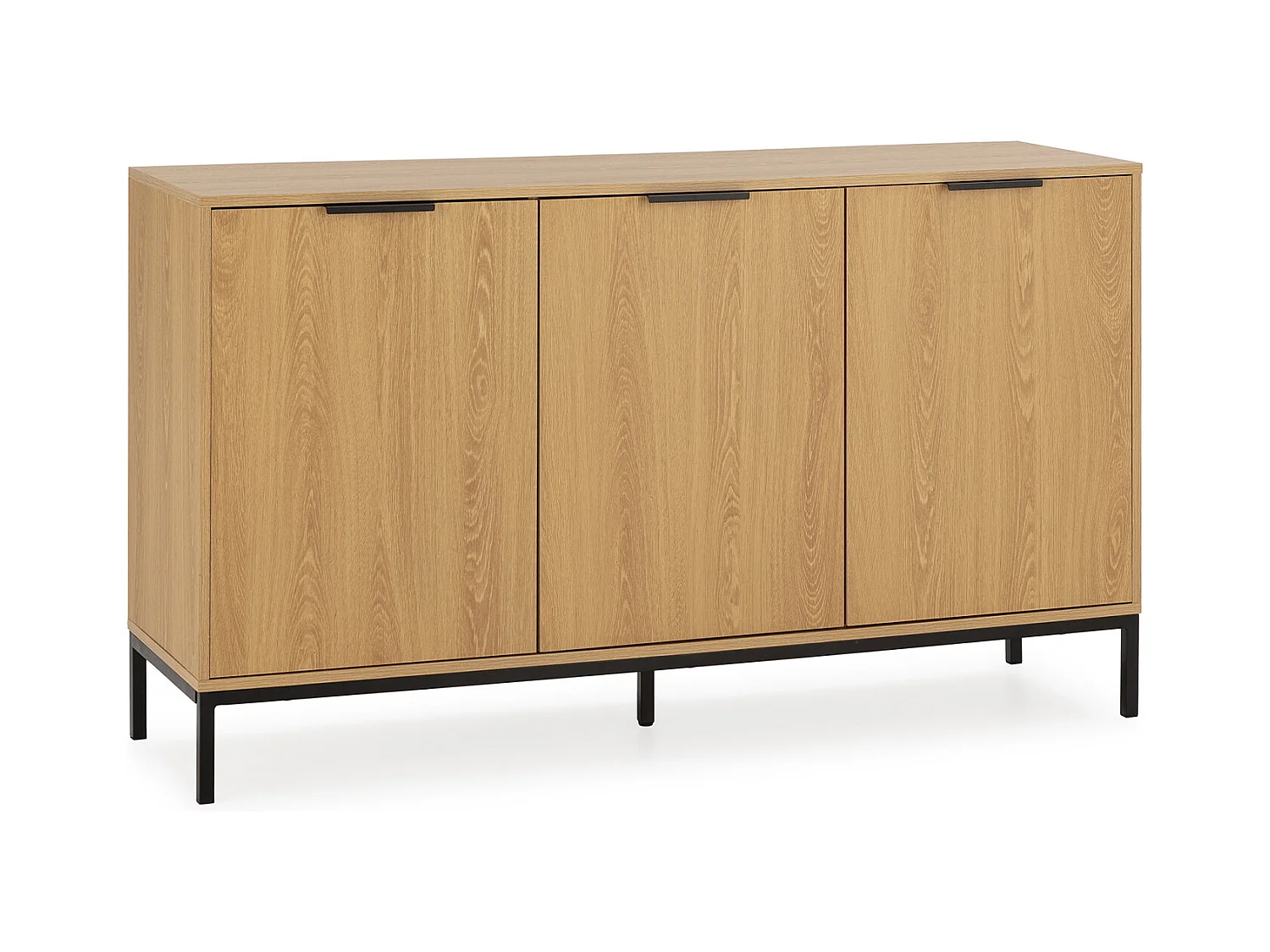 Buffet Auri 3 portes couleur Chêne