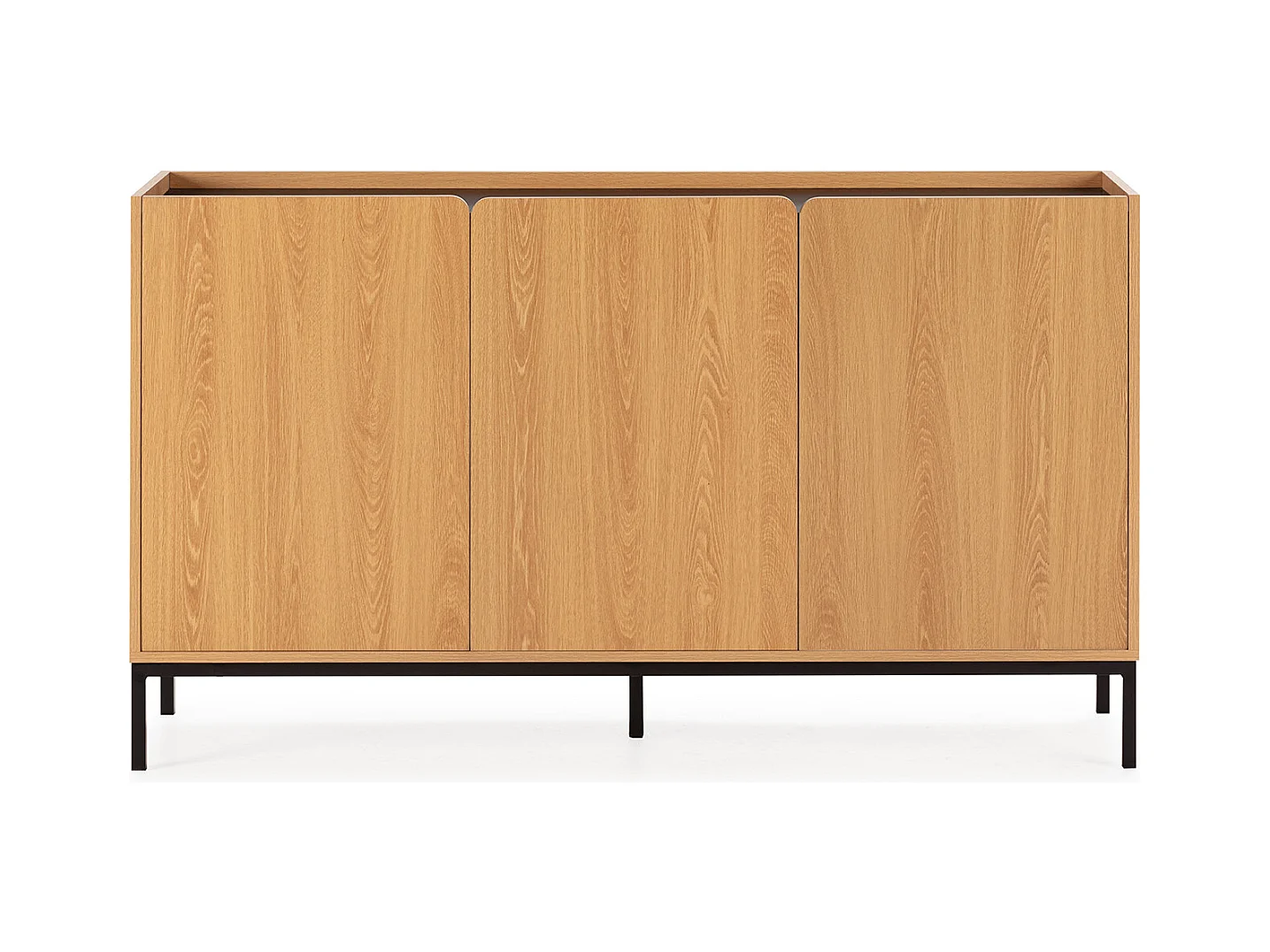 Sideboard Curva 3 türen Eichenfarbe