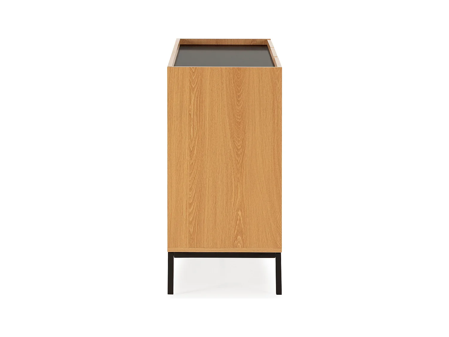 Sideboard Curva 3 türen Eichenfarbe