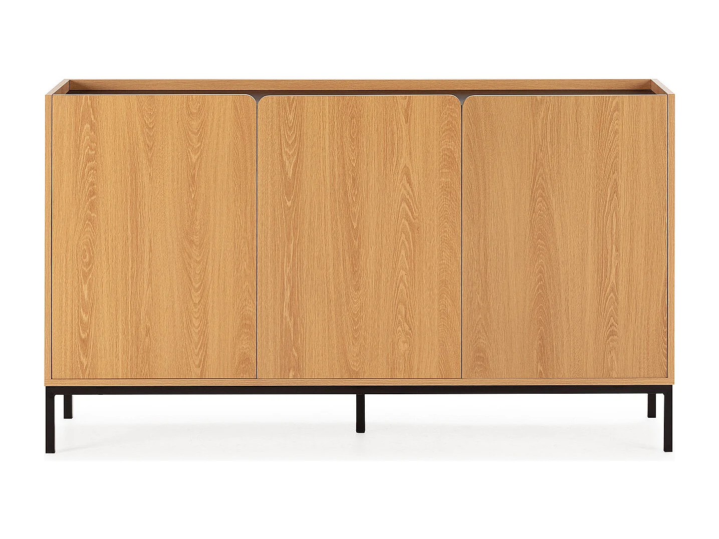 Credenza Curva 3 ante colore Rovere