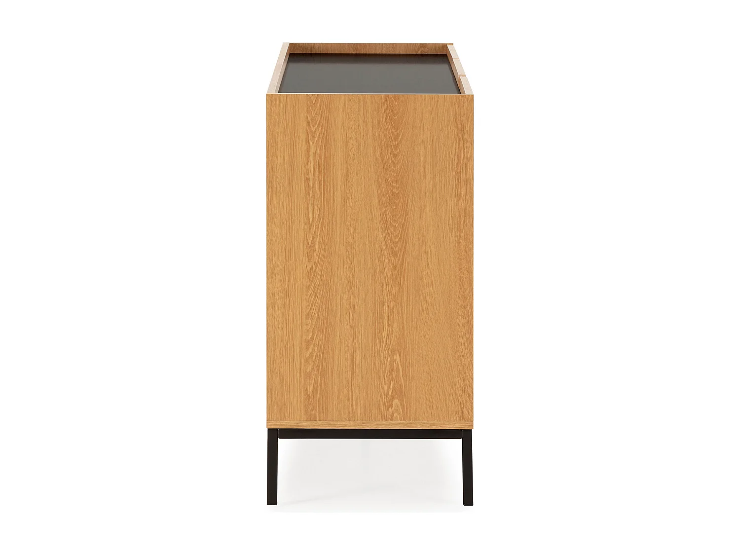 Credenza Curva 3 ante colore Rovere