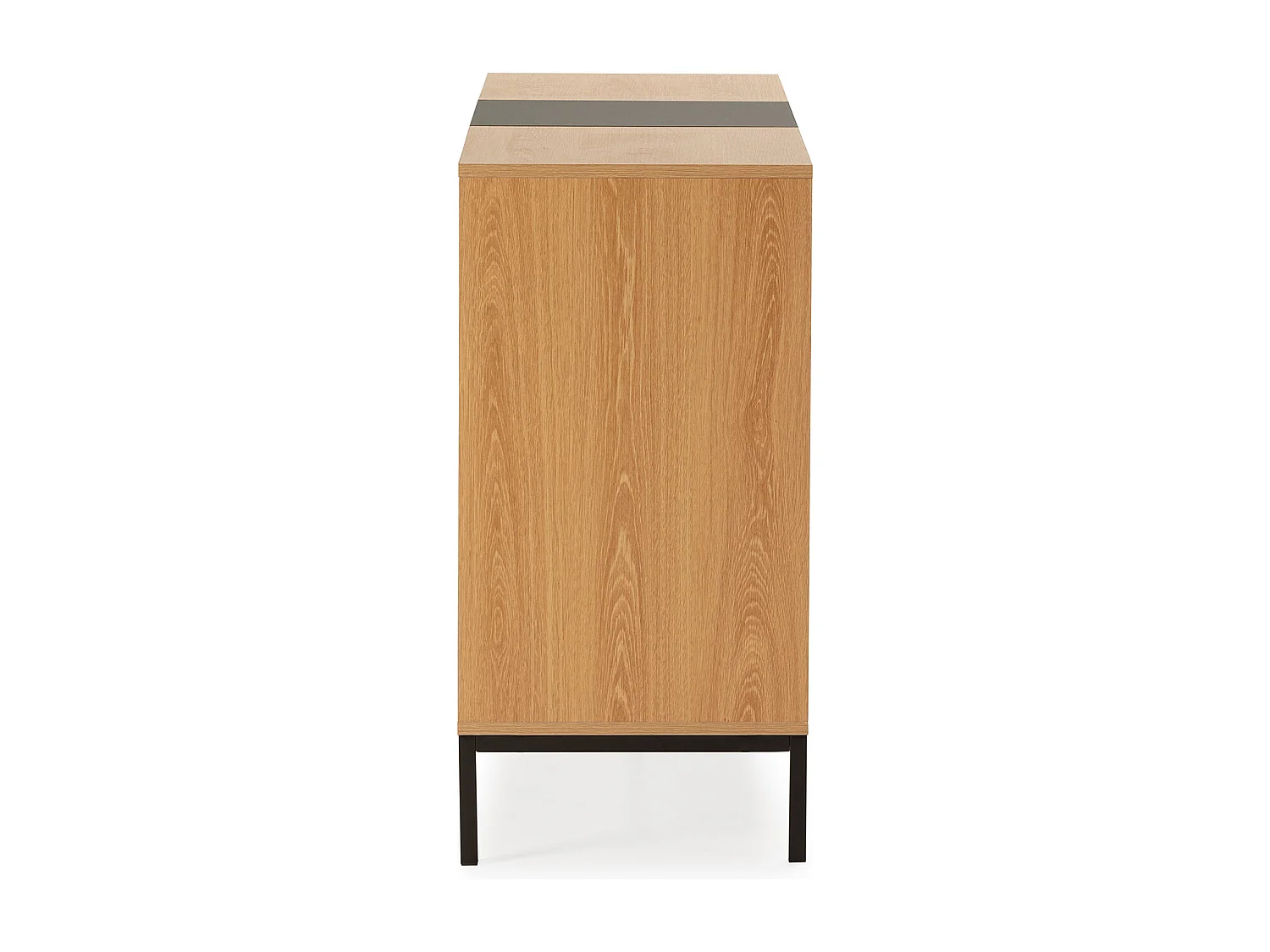 Credenza Nieve 2 ante 2 tiroirs colore Rovere