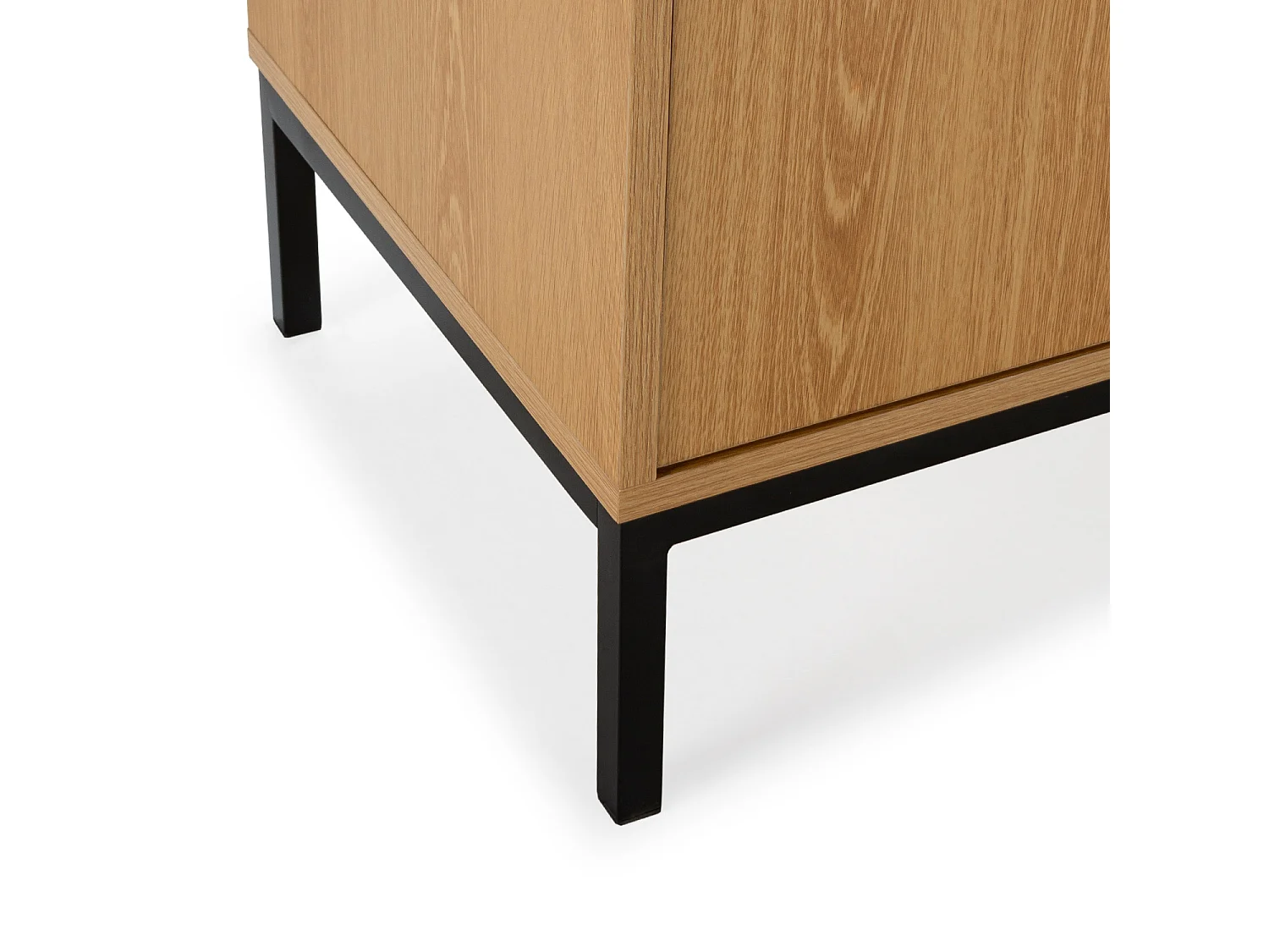 Credenza Nieve 2 ante 2 tiroirs colore Rovere