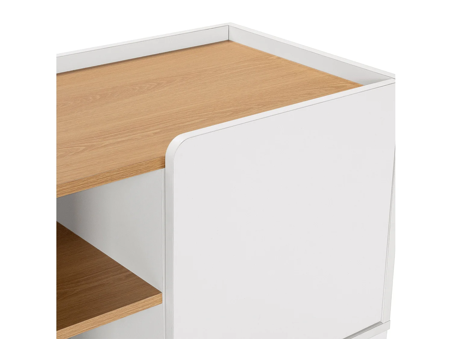 TV-Schrank Curva 3 türen Weiß