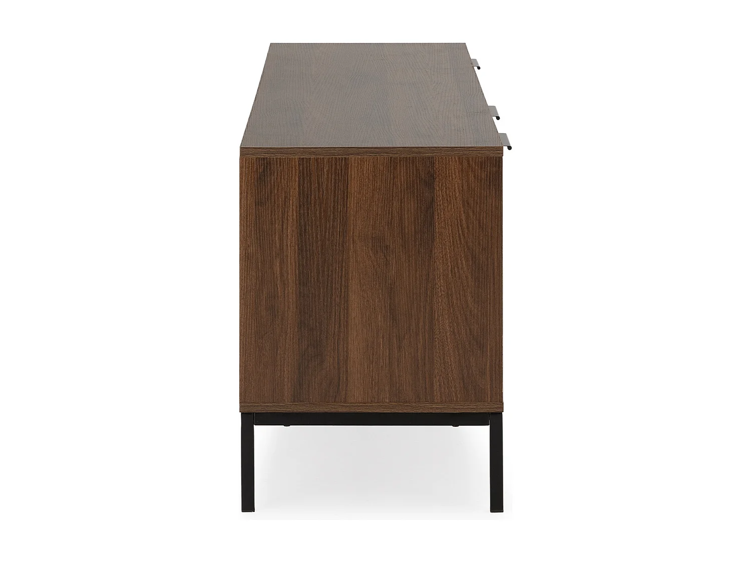 Meuble TV Auri 3 portes couleur Noyer