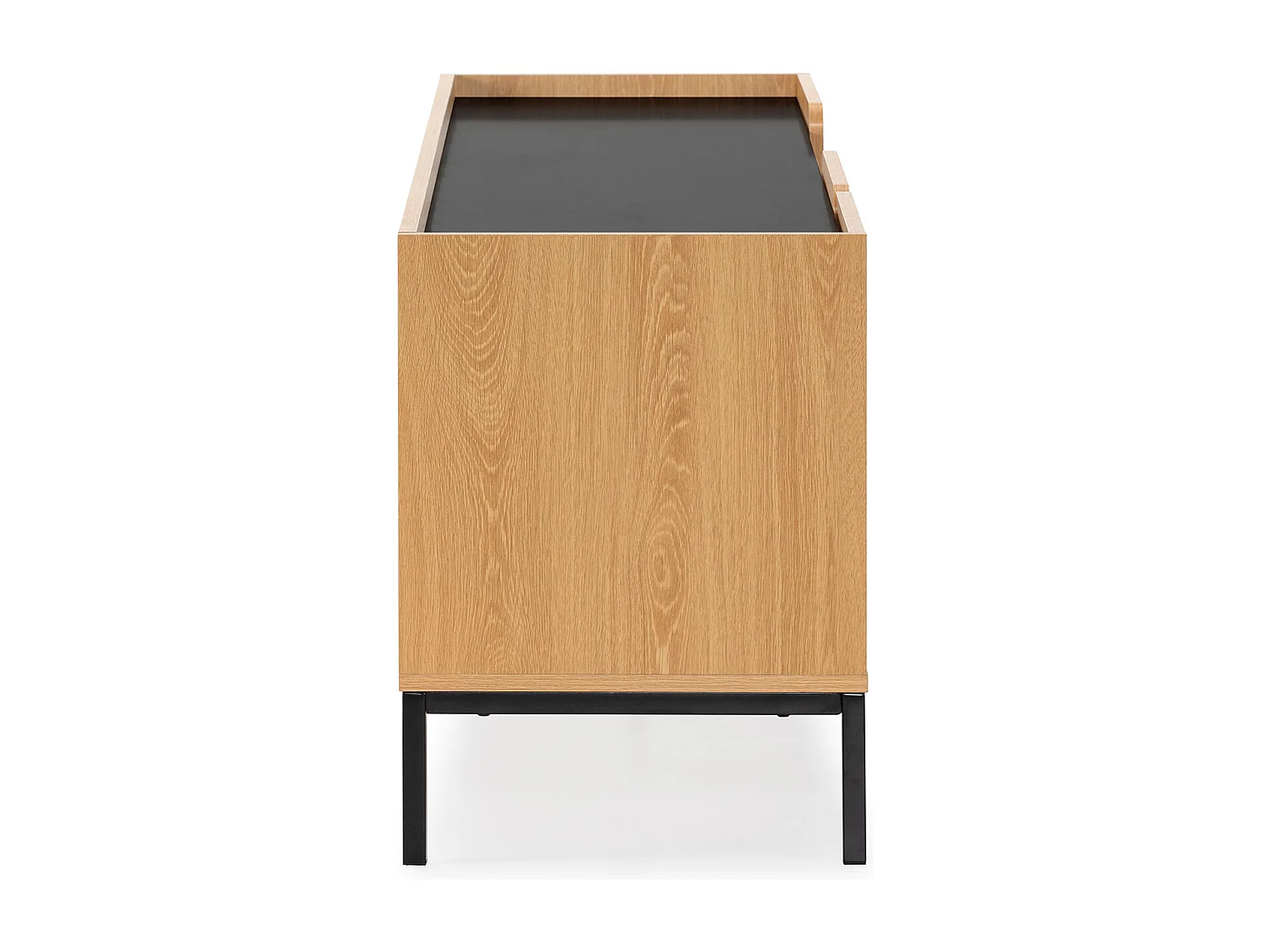 TV-Schrank Curva 3 türen Eichenfarbe