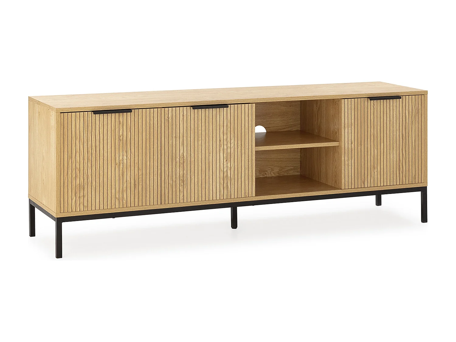 TV-Schrank Monica 3 türen in Eichenfarbe