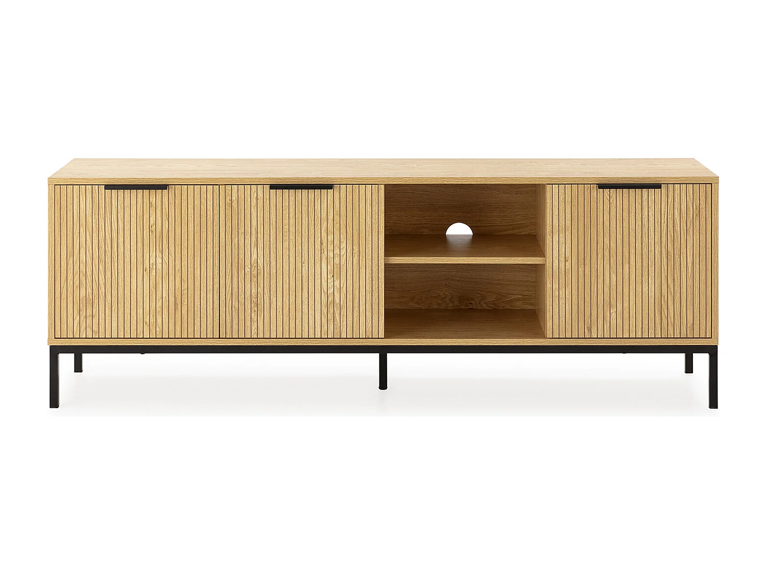 TV-Schrank Monica 3 türen in Eichenfarbe