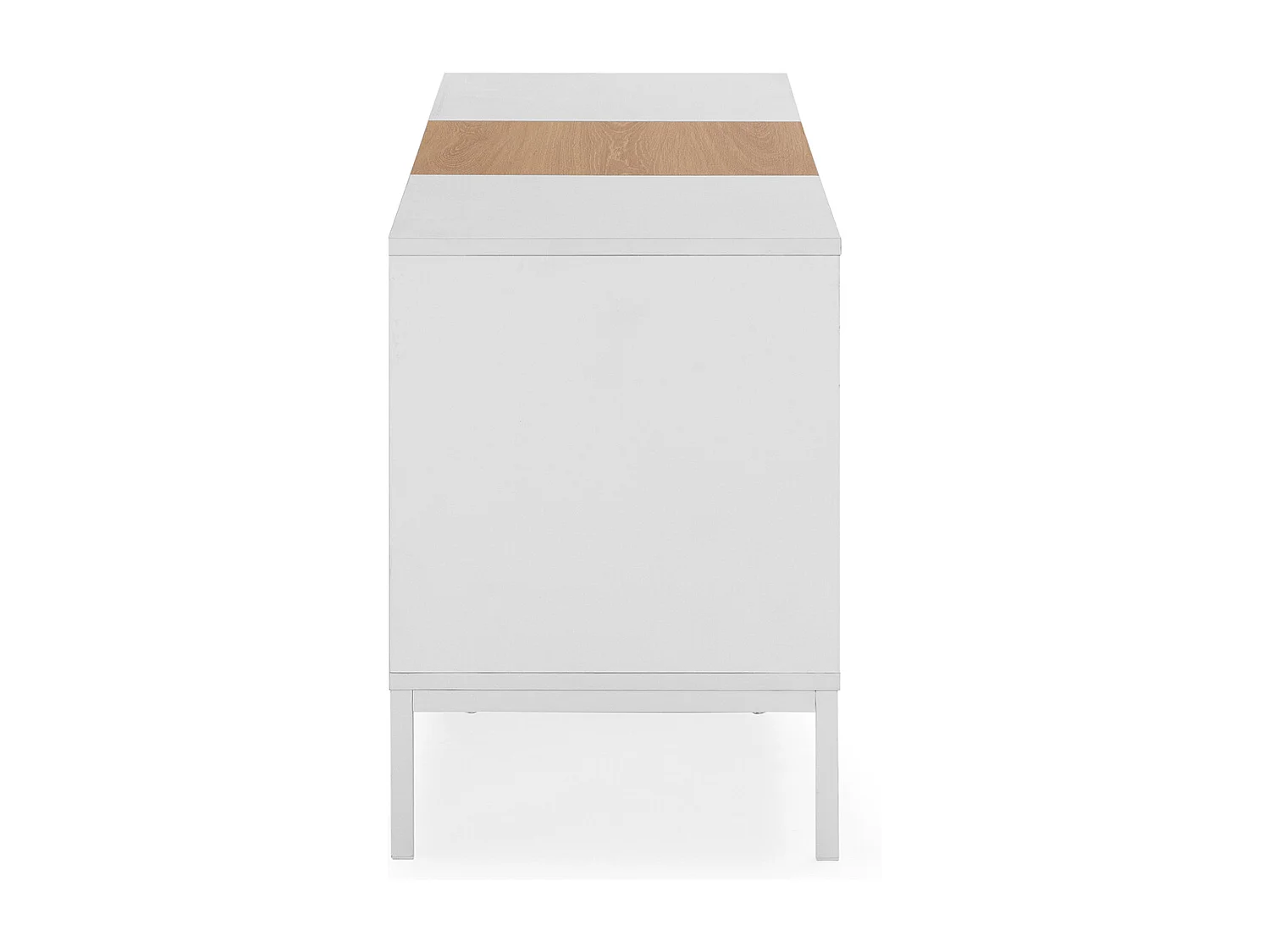 Mueble Tv Nieve 2 puertas 1 cajón Blanco