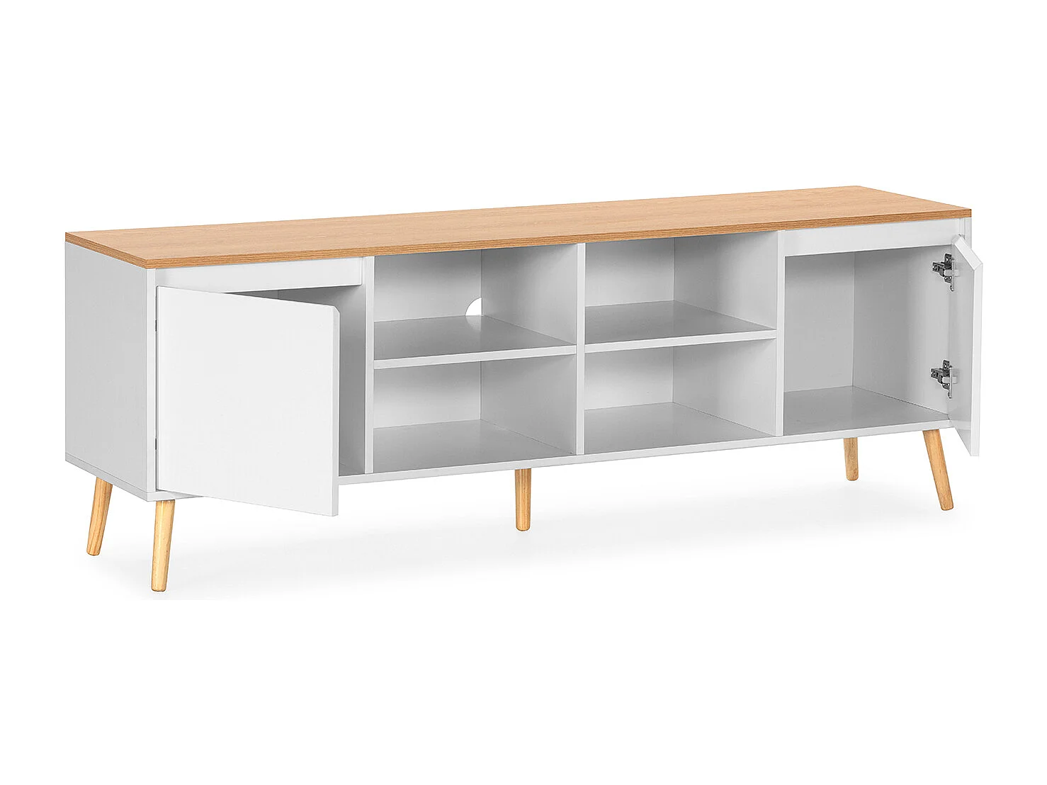 Mueble Tv Desi 2 puertas color Blanco