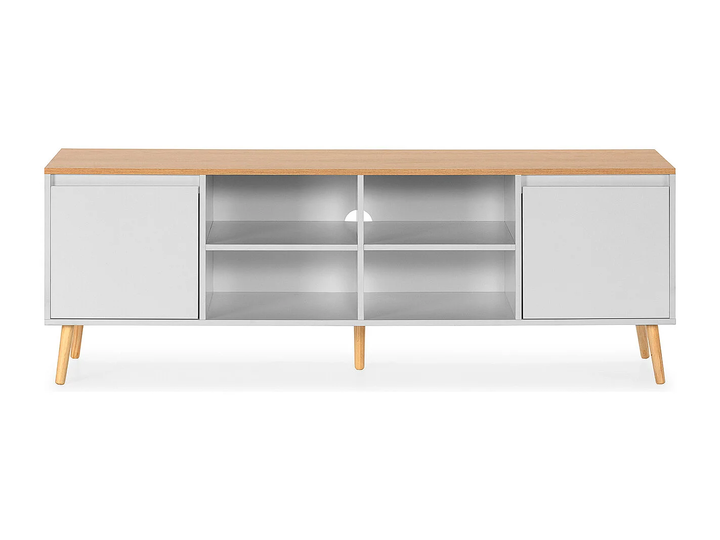 Mueble Tv Desi 2 puertas color Blanco