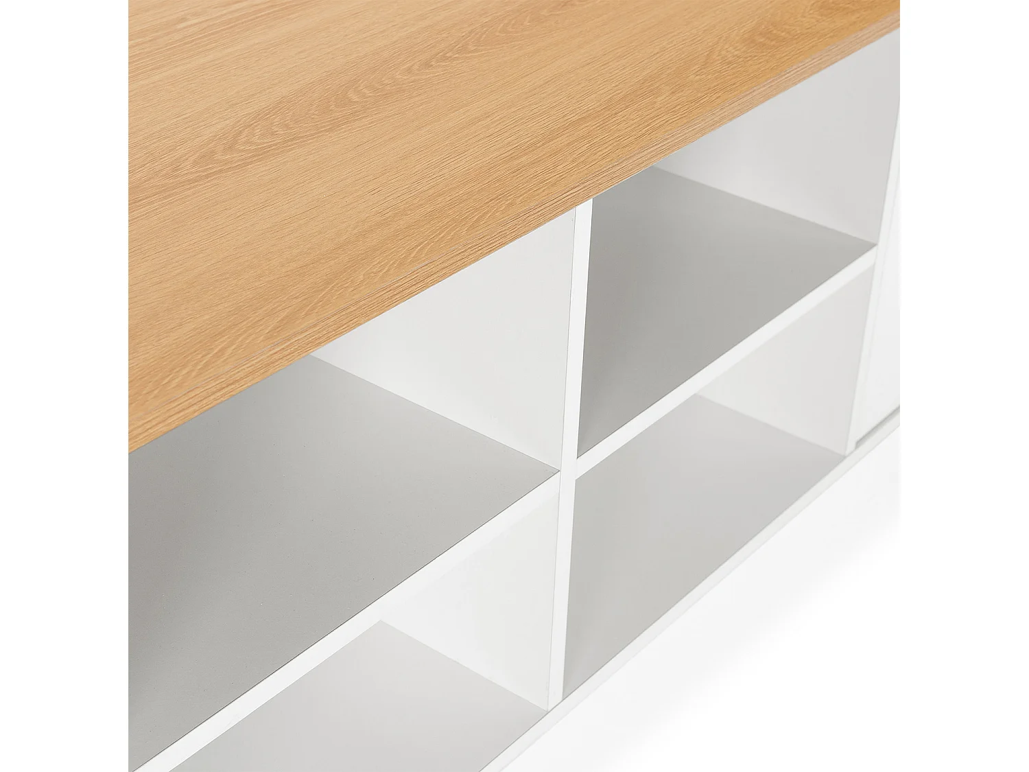 Mueble Tv Desi 2 puertas color Blanco