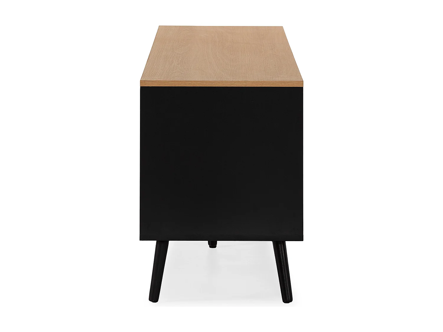 Mueble Tv Desi 2 puertas color Negro