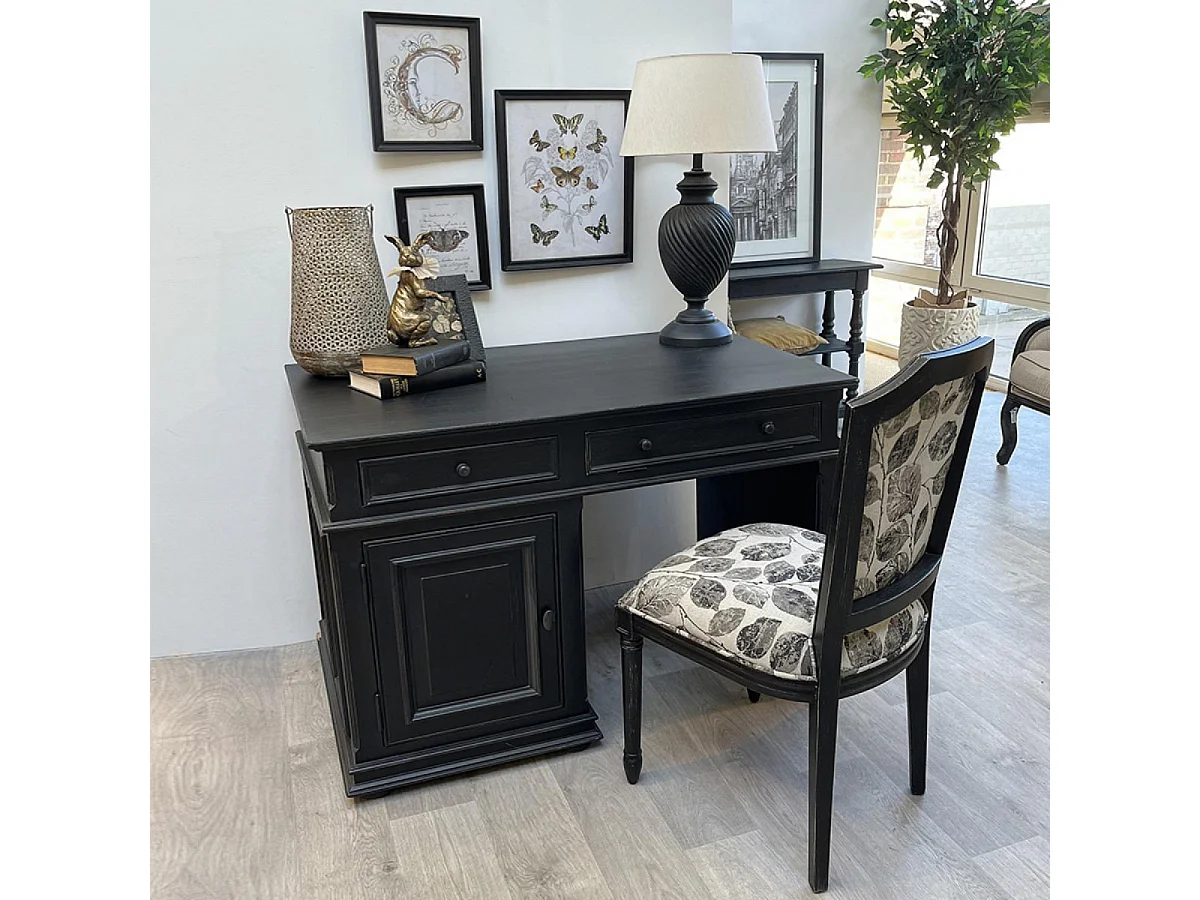 Bureau demi-ministre Bois Noir - Harmonie Interior's