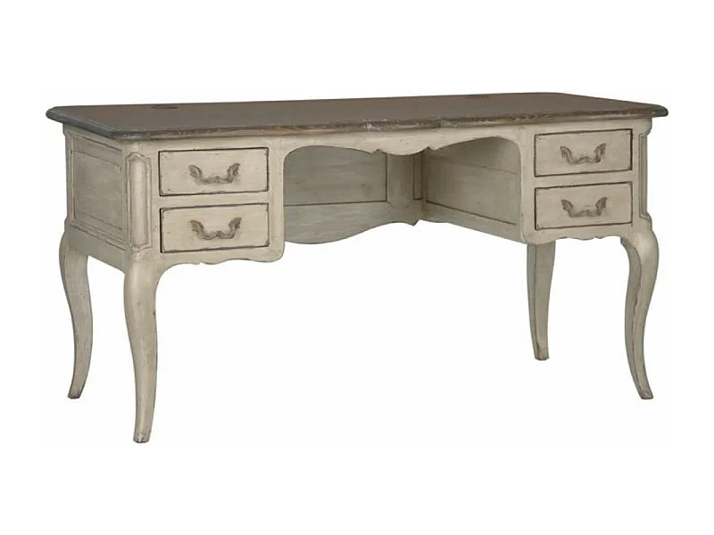 Bureau 4 tiroirs Bois Beige - Château Interior's