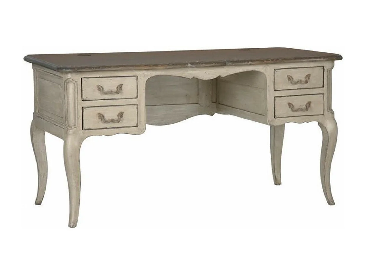 Bureau 4 tiroirs Bois Beige - Château Interior's