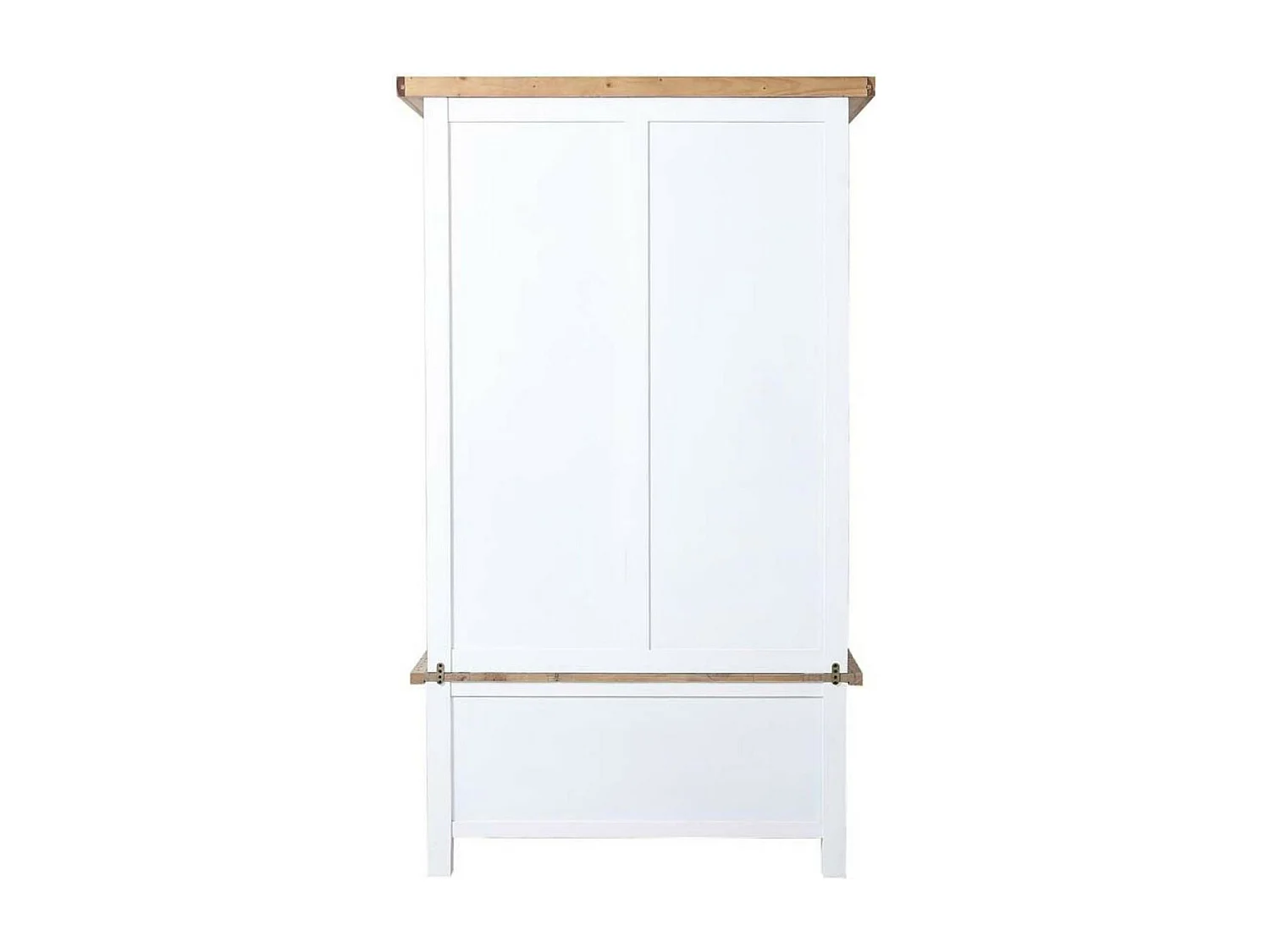 Armoire 2 portes Bois Blanc - Rivages Interior's
