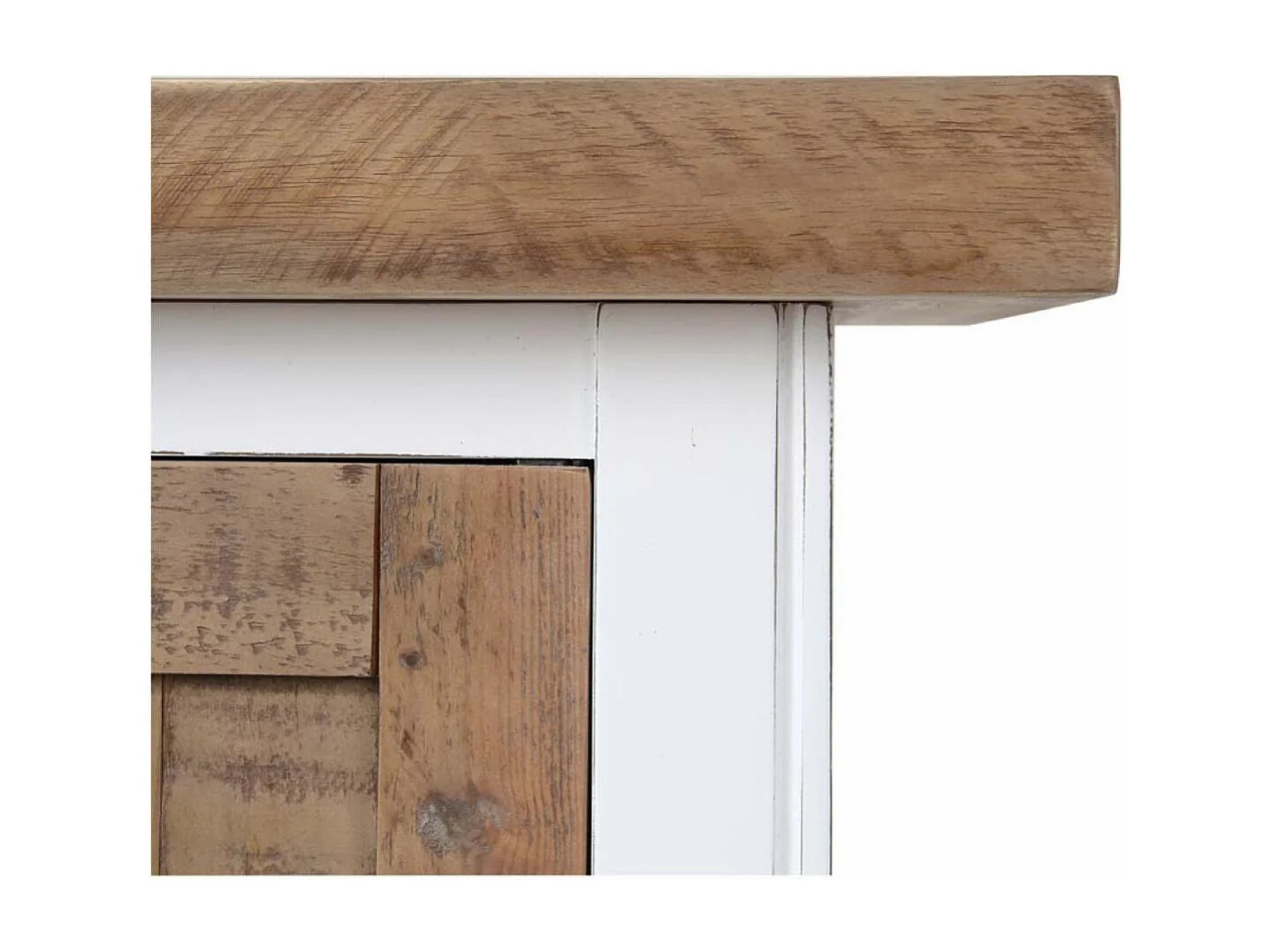 Armoire 2 portes Bois Blanc - Rivages Interior's