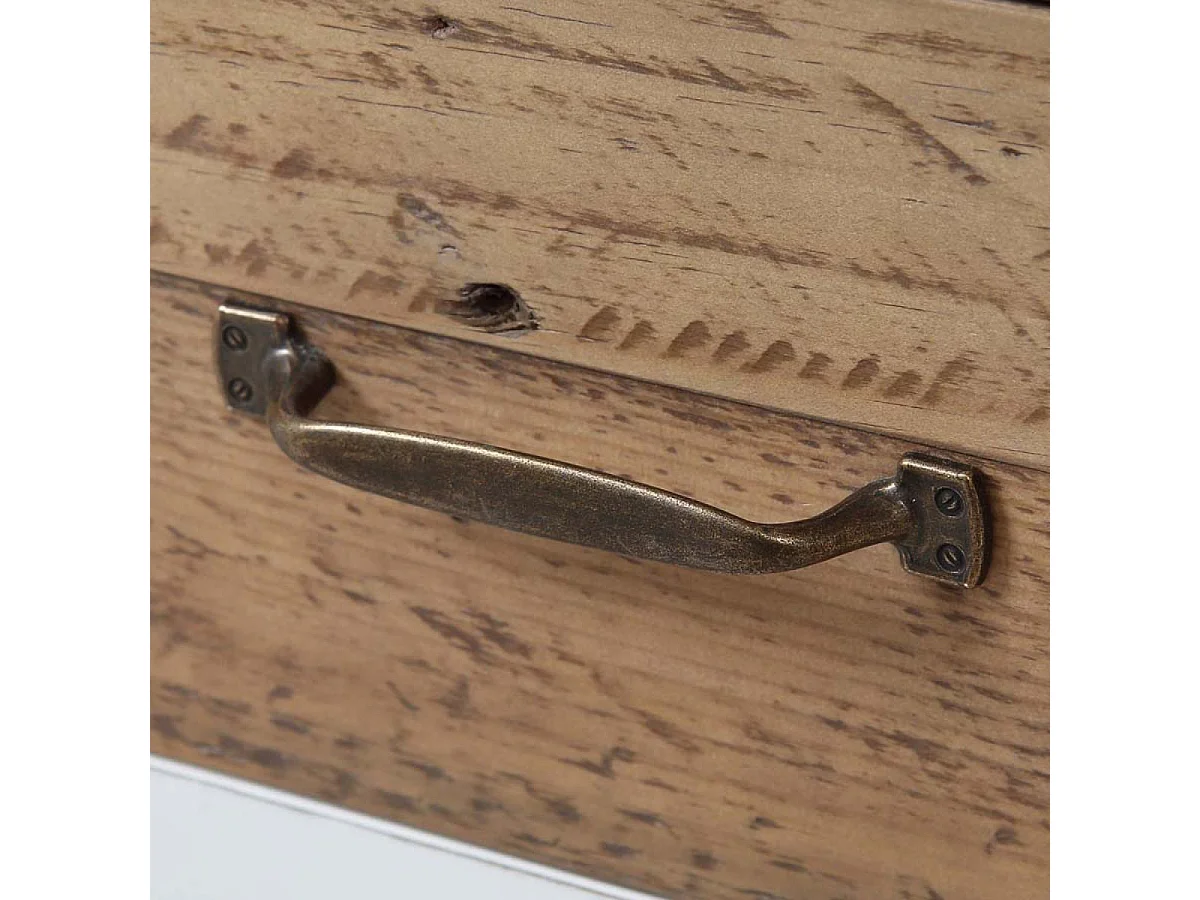 Armoire 2 portes Bois Blanc - Rivages Interior's