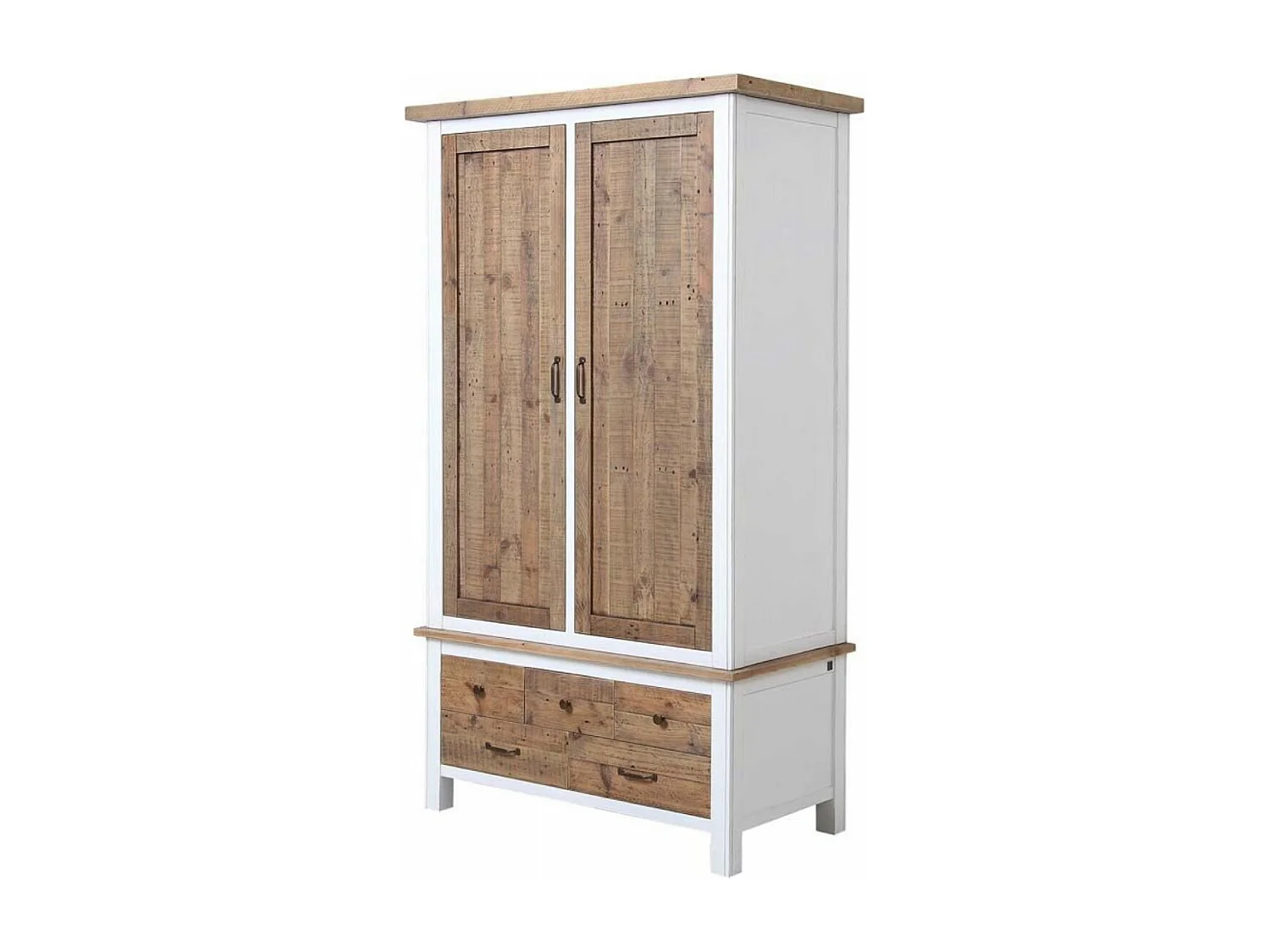 Armoire 2 portes MDF Blanc - Rivages Interior's