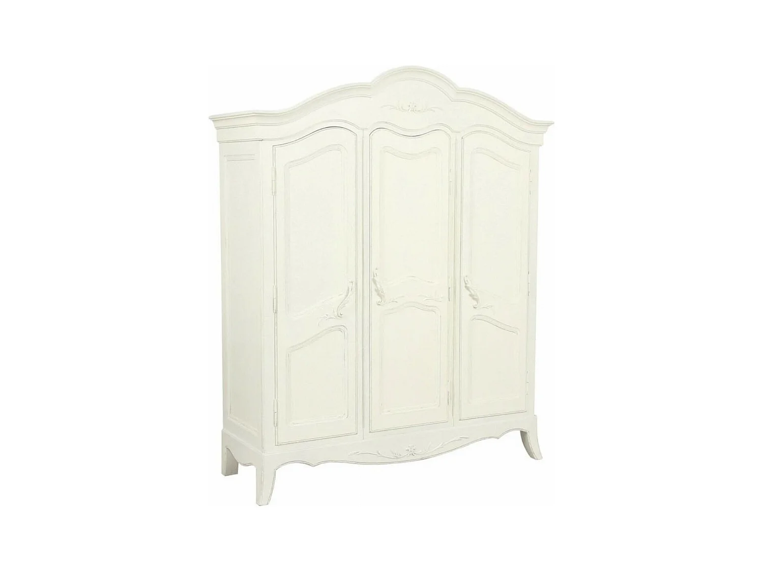 Armoire 3 portes MDF Blanc - Lubéron Interior's